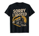 Sorry I Tooted Locomotive Train Lovers Railroad Conductor T-Shirt