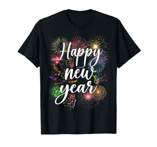 Happy New Year 2026 Firework Family Matching Men Women Kid T-Shirt