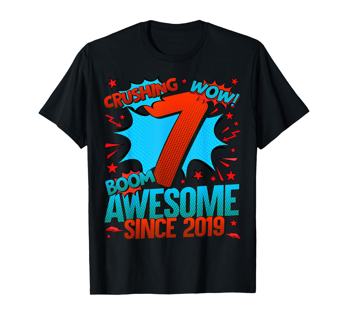 7 Year Old Gifts for Boys 7th Birthday Boy 7 Year Old Boy T-Shirt