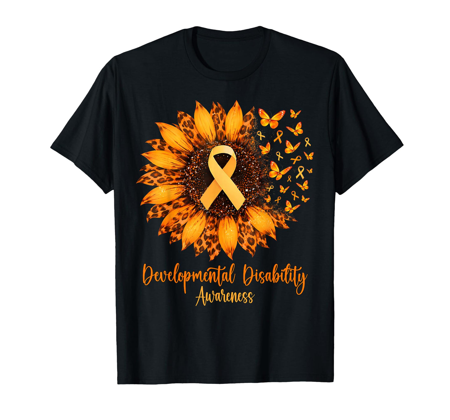 in March We Wear Orange Developmental Disability Awareness T-Shirt