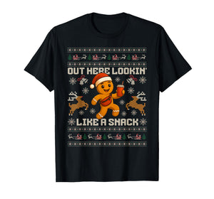 Out Here Looking Like a Snack Funny Christmas Xmas Cookies T-Shirt