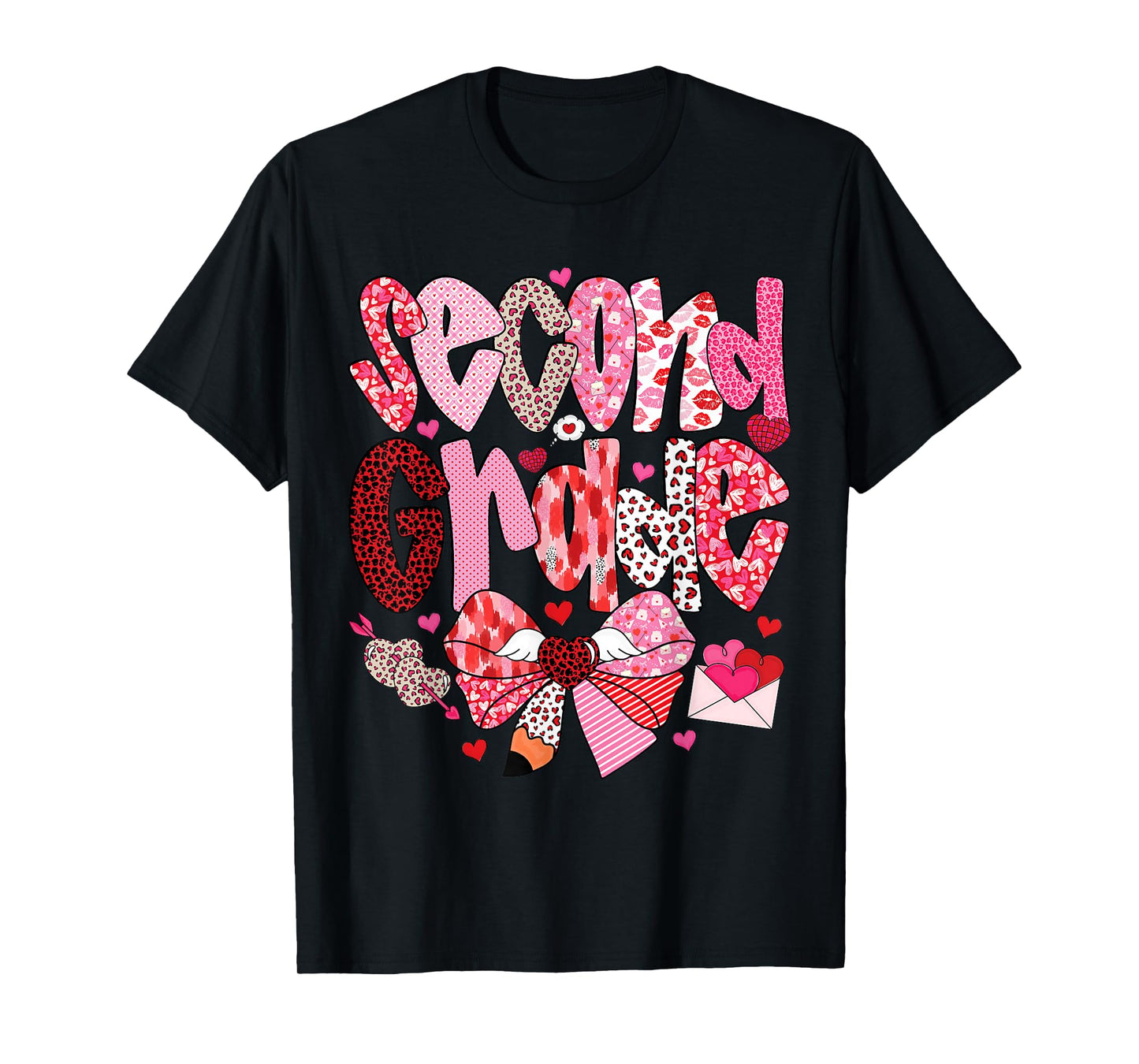 Second Grade Teacher Valentine Design for Classroom Fun T-Shirt