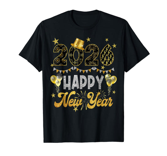 Happy New Year 2026 Family Matching Happy New Year 2026 T-Shirt