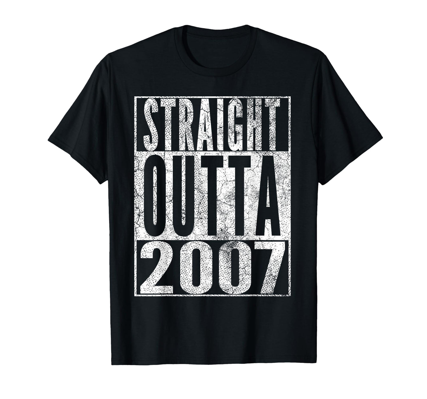 Vintage 2007 19th Birthday 19 Years Old Retro Men Women T-Shirt
