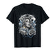 Chicano Payasa Girl Royal Flush Poker Money Tattoo Art T-Shirt