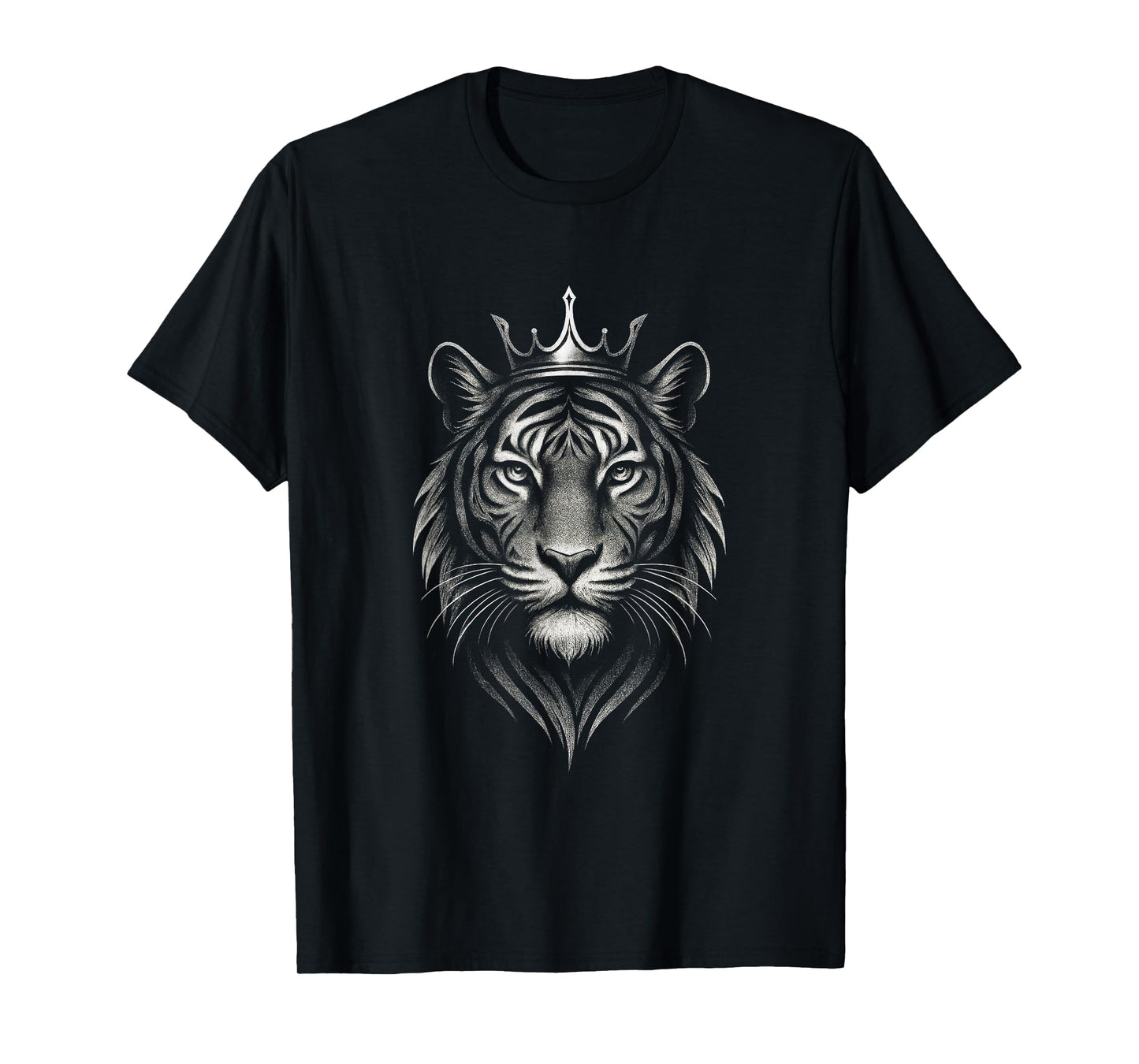 Tiger King - Crown, Art, Wilderness T-Shirt