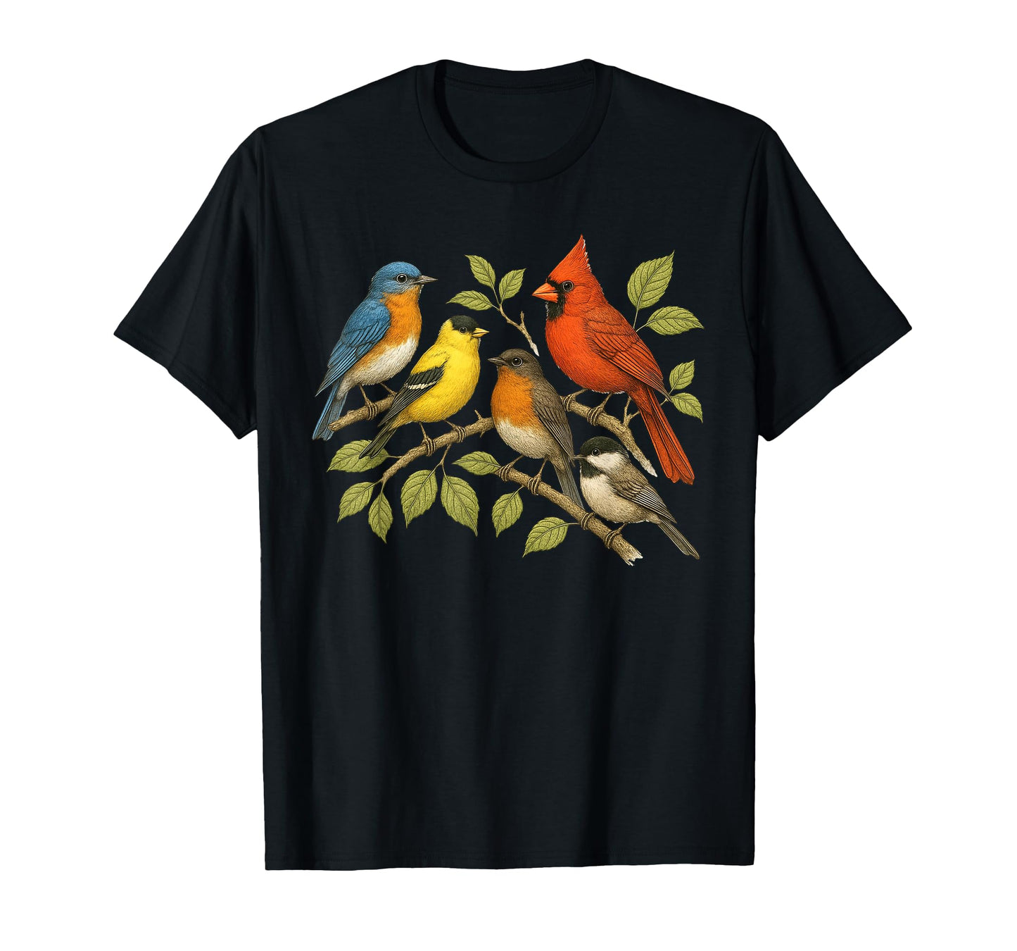 Songbirds Apparel for Bird Watching Nature Enthusiast T-Shirt