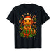 Funny Gingerbread Bearded Dragon Cute Christmas Candy T-Shirt
