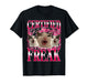 Certified Freak Eat Cement Cursed Cat Funny Cat Meme T-Shirt