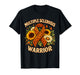 Ms Awareness Sunflower Leopard Ribbon Multiple Sclerosis T-Shirt