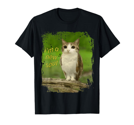 Funny Cat Owl Unhinged Brainrot Internet Meme Meowl T-Shirt