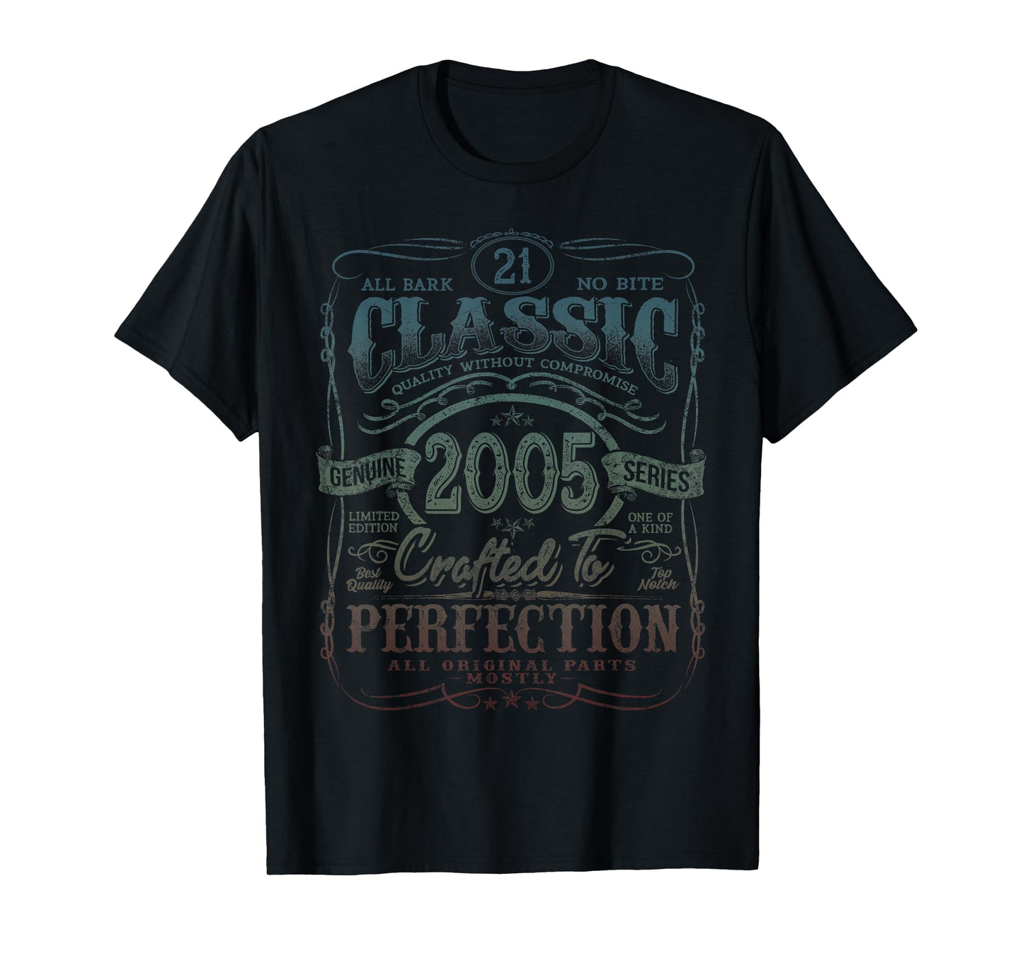 Vintage 2005 Limited Edition Shirt 21 Year Old 21st Birthday T-Shirt