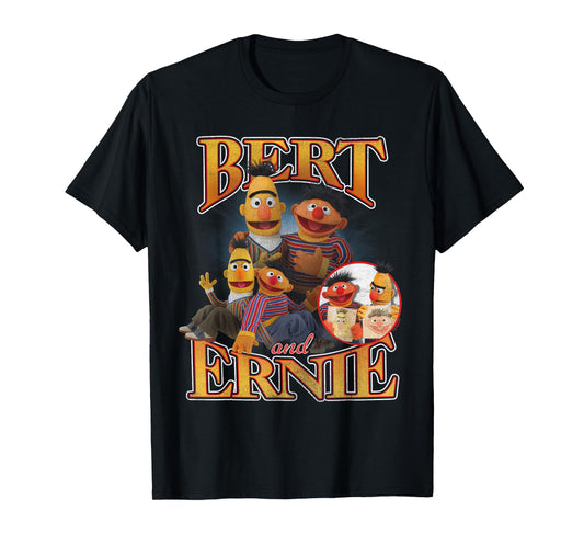 Sesame Street Bert and Ernie Bootleg Style T-Shirt