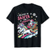 Christmas I Believe in Santa and Unicorns Funny Xmas Pajama T-Shirt