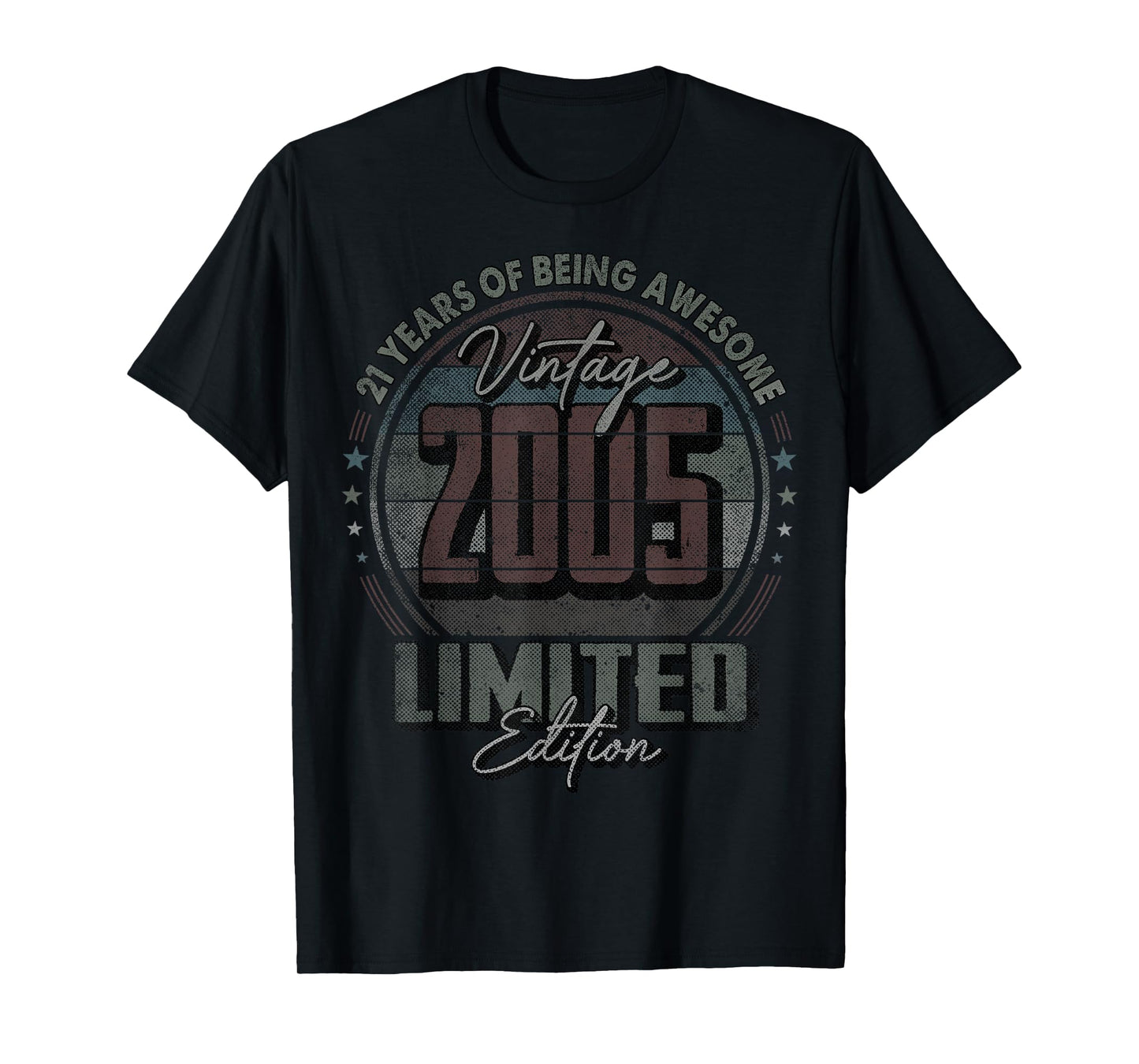 Vintage 2005 Limited Edition Shirt 21 Year Old 21st Birthday T-Shirt