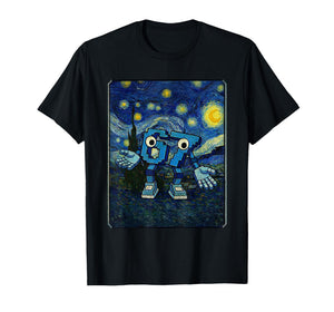 67 Six Seven 6-7 Starry Night Van Gogh Brainrot Kids Meme T-Shirt