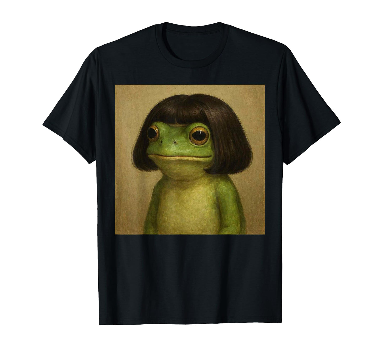 Funny Frog Bob Haircut Meme for Men Women Kids T-Shirt