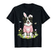 Easter Border Collie Dog Mom Spring Easter Bunny Eggs T-Shirt