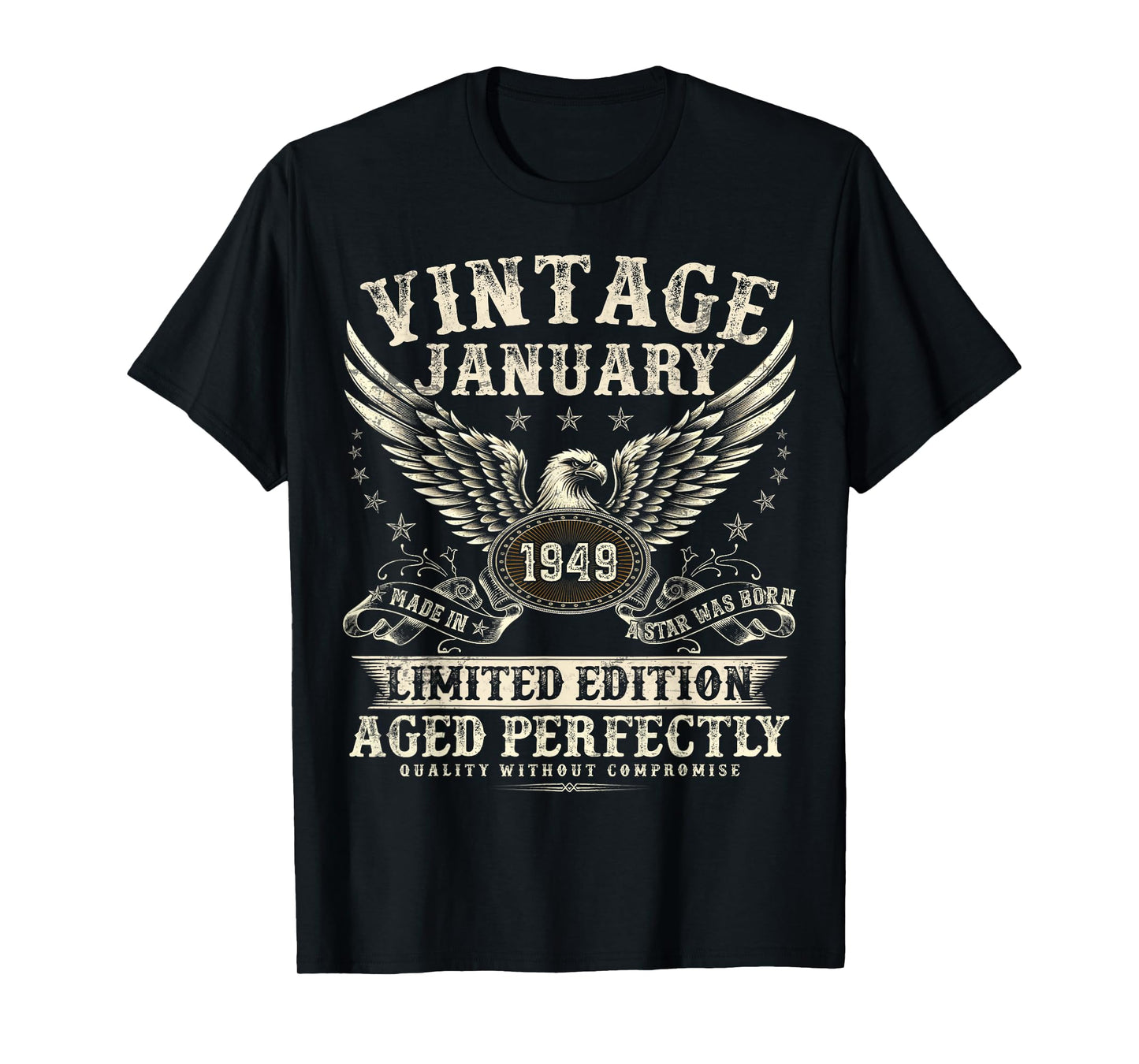 77 Year Old Legend were Born in January 1949 Birthday T-Shirt