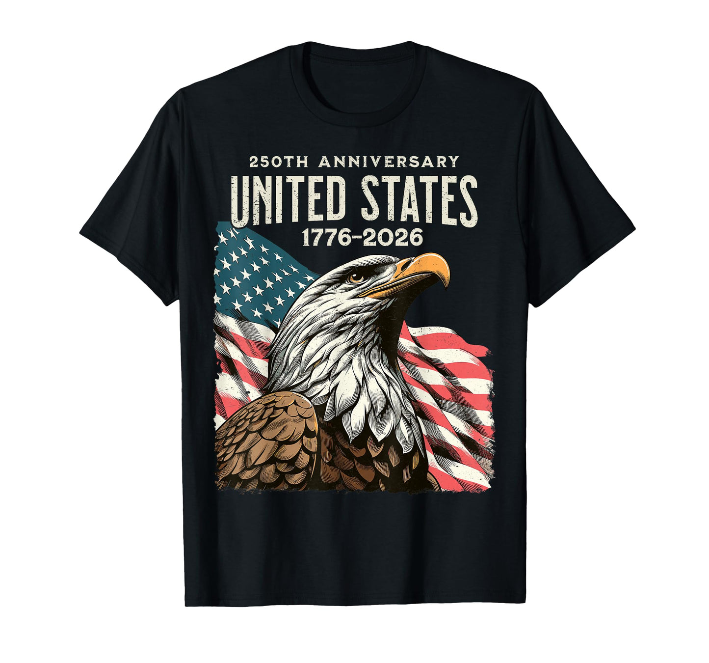 250 Anniversary USA 250th US Flag Patriotic 4th of July T-Shirt