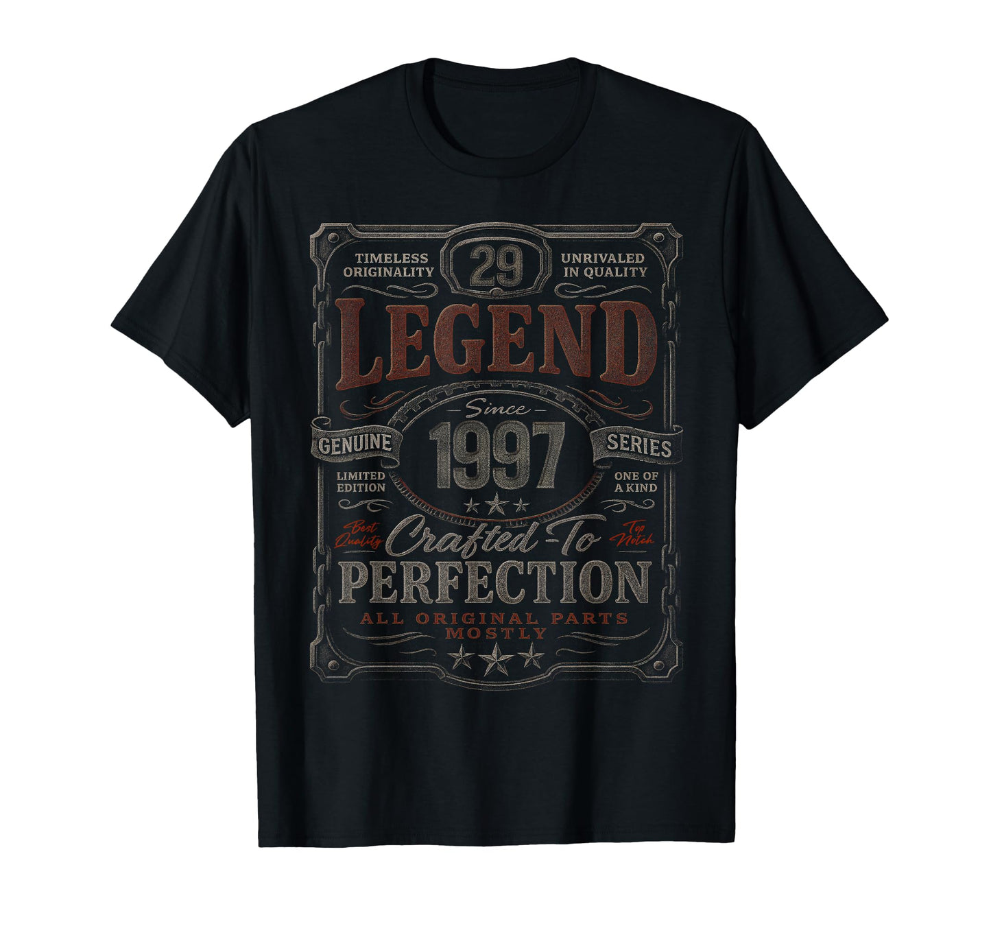 Vintage 1997 Limited Edition Shirt 29 Year Old 29th Birthday T-Shirt
