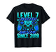 Level 7 Unlocked 7 Year Old Gifts for Boys 7th Birthday Boy T-Shirt