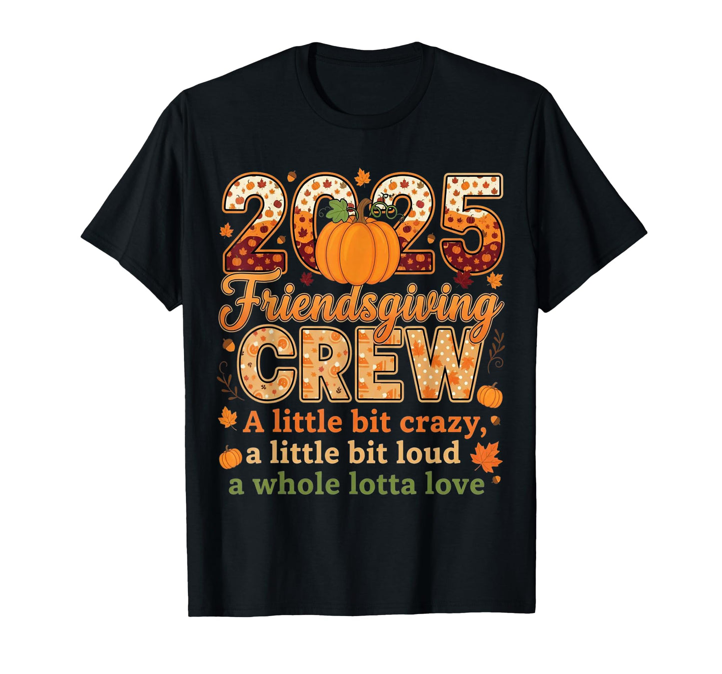 Squad Turkey Friends Thanksgiving 2025 Friendsgiving Crew T-Shirt