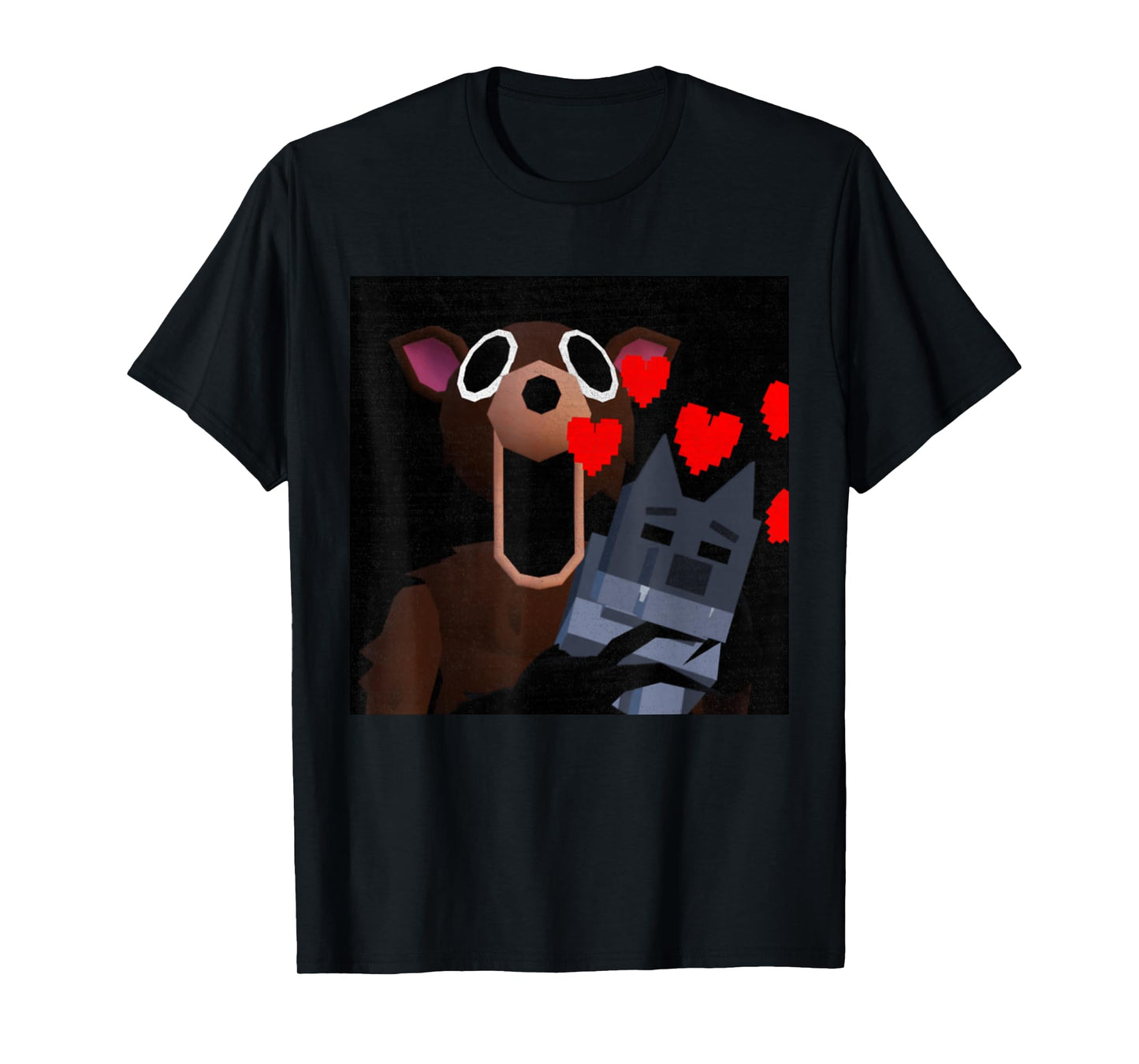 99 Night Christmas Gamer Deer in The Forest Kids Funny T-Shirt