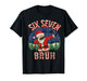 Funny Six Seven Bruh Dabbing 67 Christmas Holiday Women Kids T-Shirt