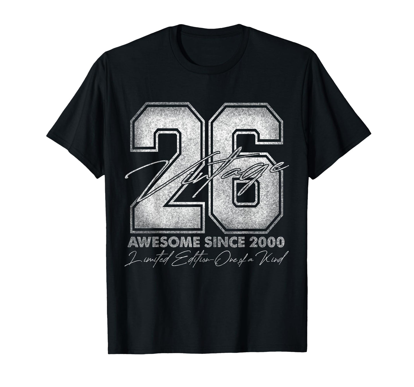 26 Year Old Gifts Vintage 2000 Limited Edition 26th Birthday T-Shirt
