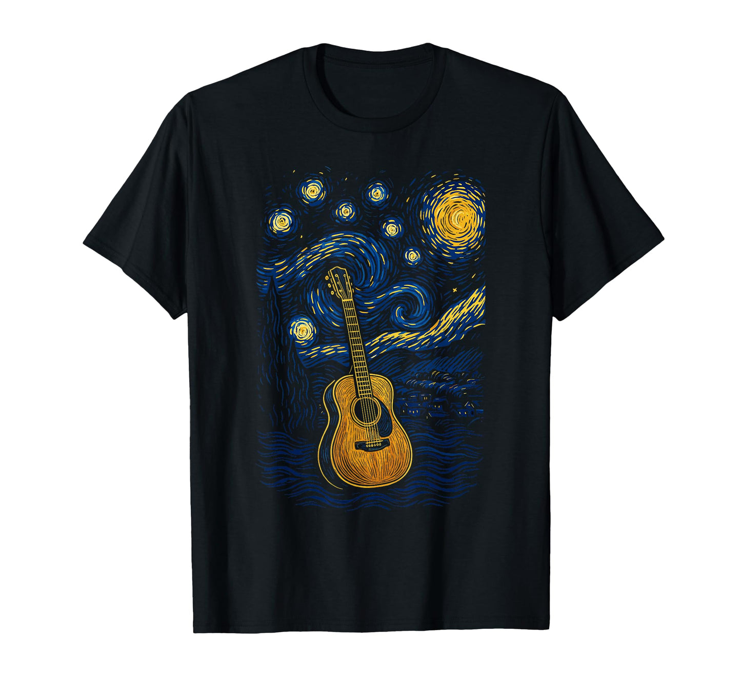 Cool Guitar Festival Concert Men Women Kids Funny Guitarist T-Shirt