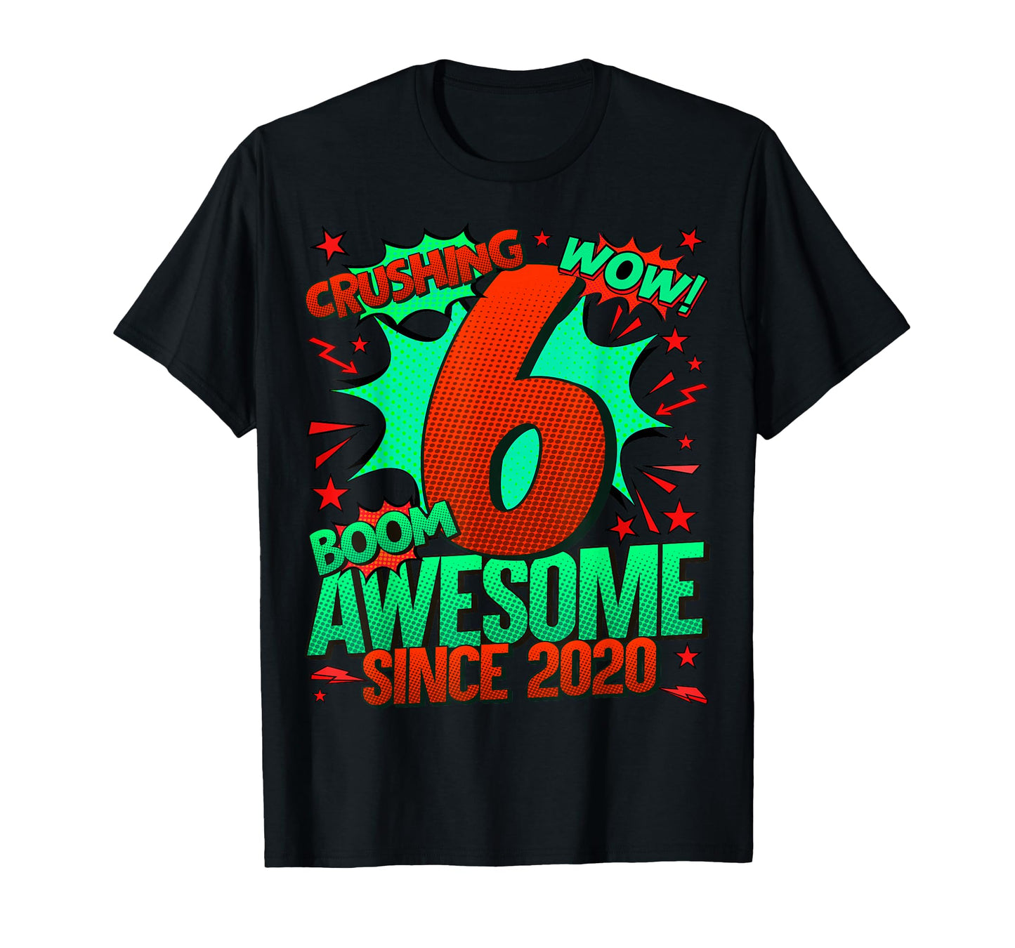 6 Year Old Gifts for Boys 6th Birthday Boy 6 Year Old Boy T-Shirt