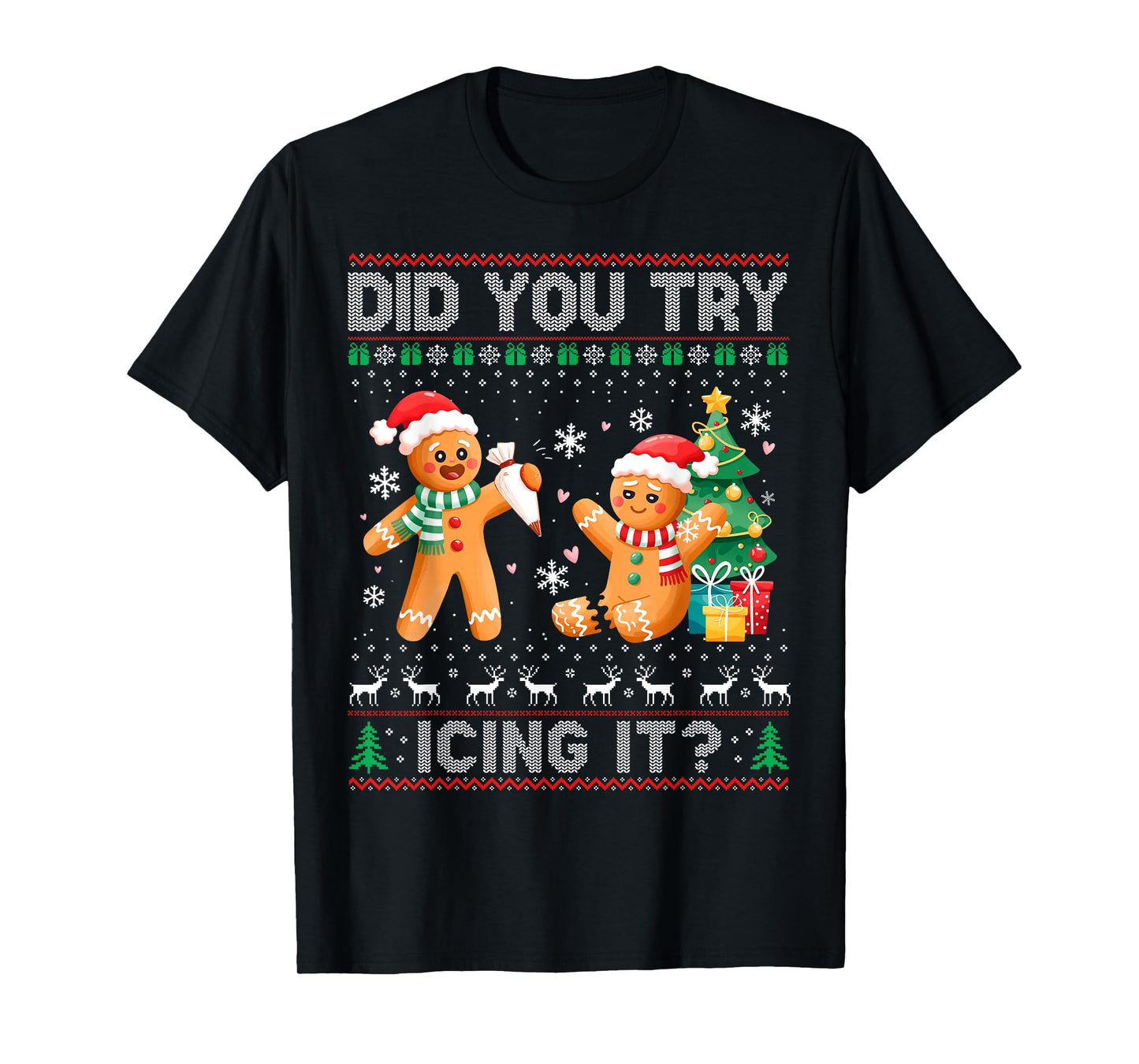 Have You Tried Icing It Funny Xmas Nurse Gingerbread NICU T-Shirt