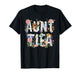 Women Vintage Floral I Am Aunt Tifa T-Shirt