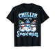 Chillin with My Snowmies Funny Snowman Christmas Kids Boys T-Shirt