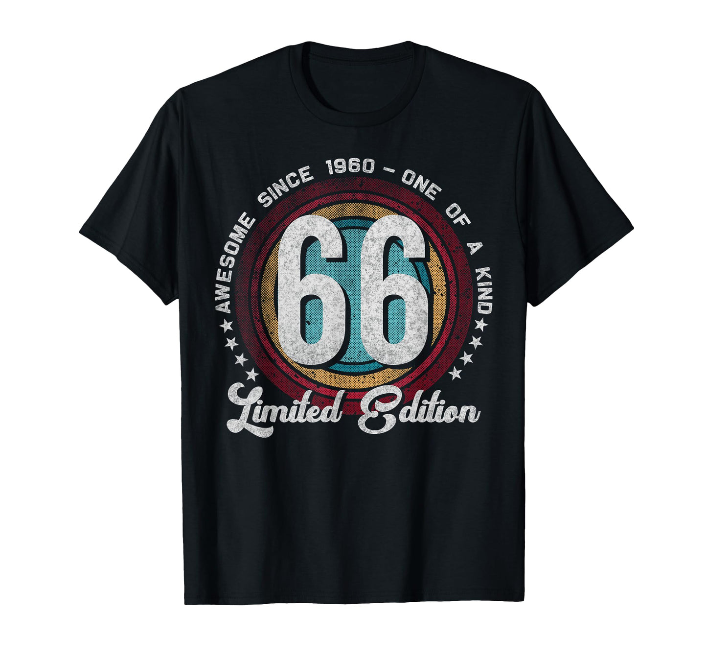 66 Year Old Gifts Vintage 1960 Limited Edition 66th Birthday T-Shirt