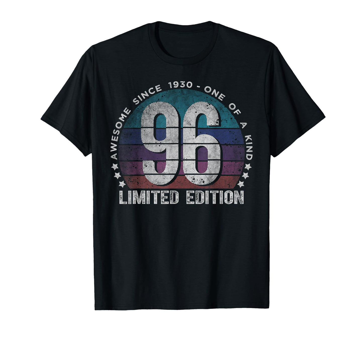 96 Year Old Gifts Vintage 1930 Limited Edition 96th Birthday T-Shirt