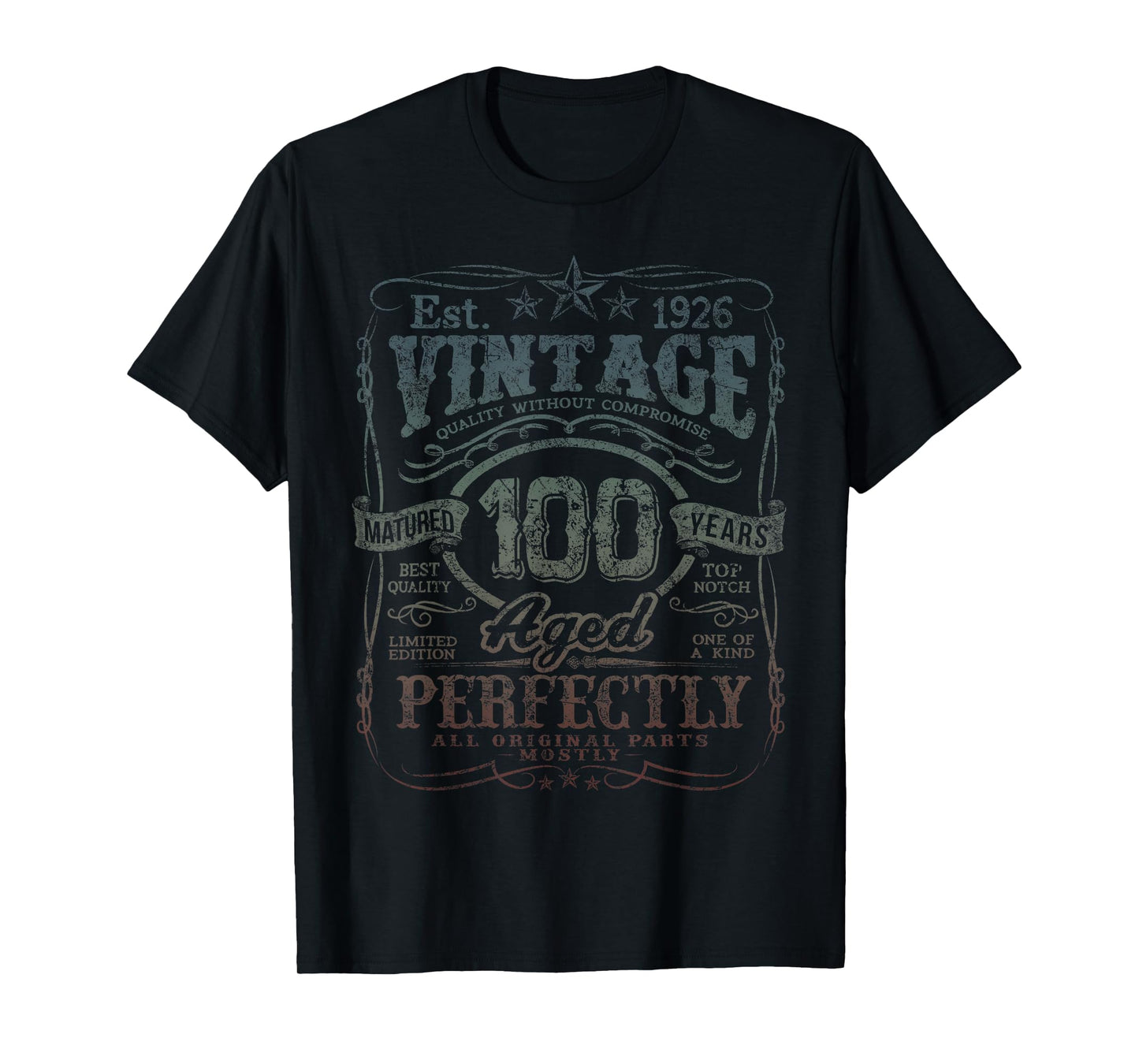 Vintage 1926 Limited Edition 100 Year Old 100th Birthday T-Shirt