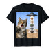 67 Six Seven 6 7 Italian Brainrot Cat Meme Selfie Alien UFO T-Shirt