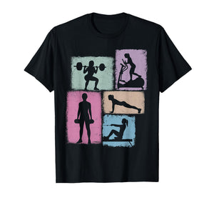 Gym Collage Athlete Women Bodybuilder Coach Youth Girl T-Shirt