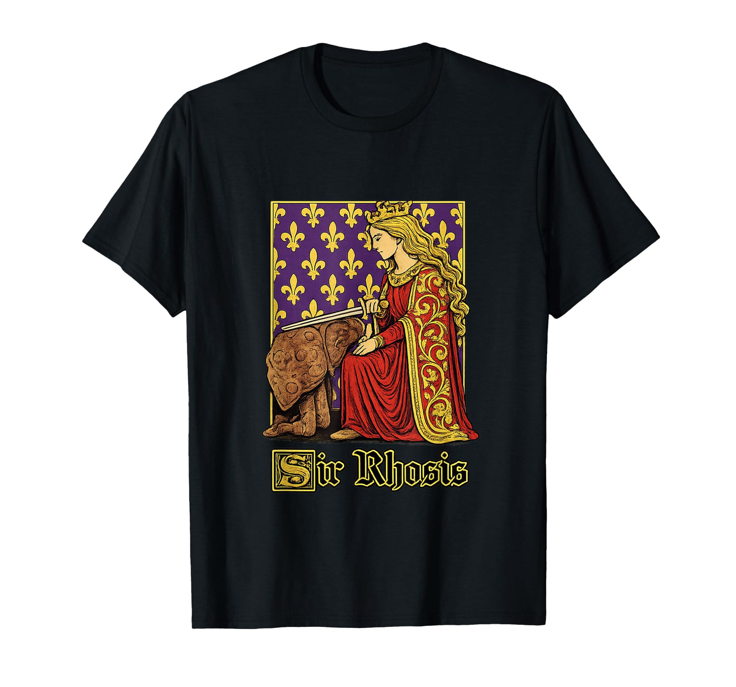 Sir Rhosis Funny Gen Z Brainrot Meme Raunchy Humor Slang Gag T-Shirt