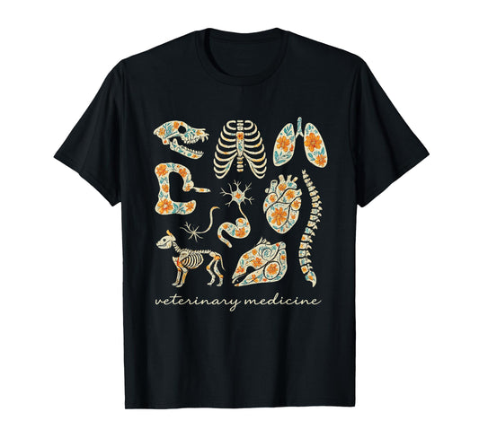 Vet Tech Student Veterinary Anatomy T-Shirt