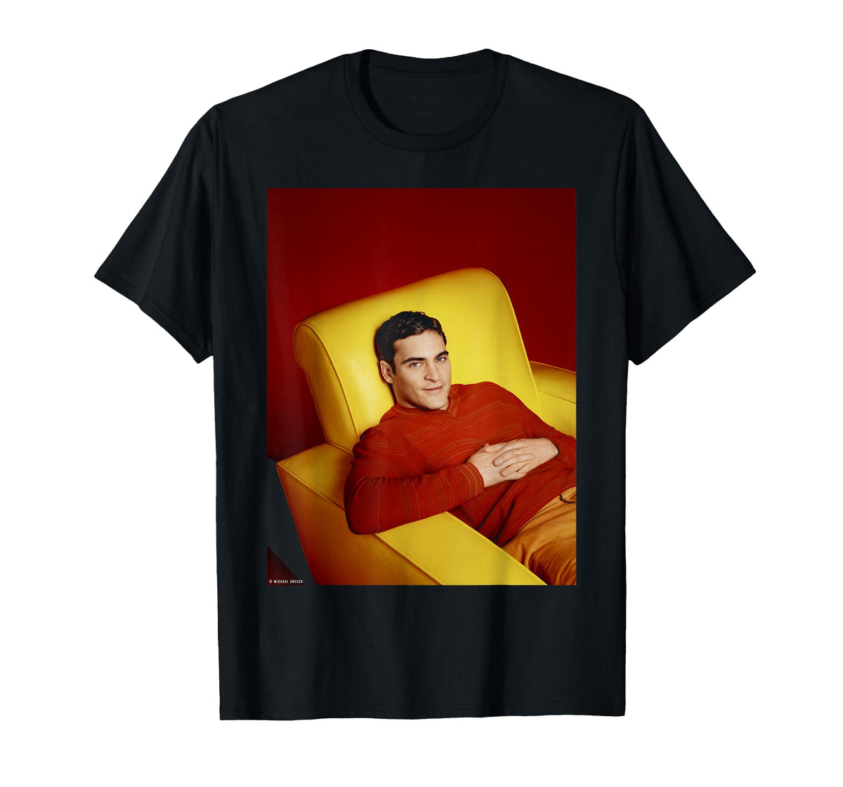 Her Actor Joaquin Phoenix Joker Gladiator by Michael Grecco T-Shirt