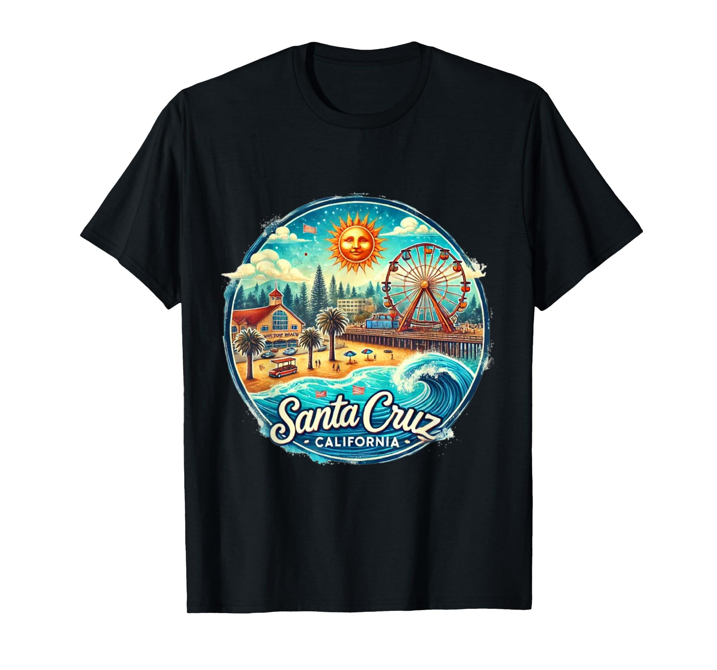 Santa Cruz CA California T-Shirt