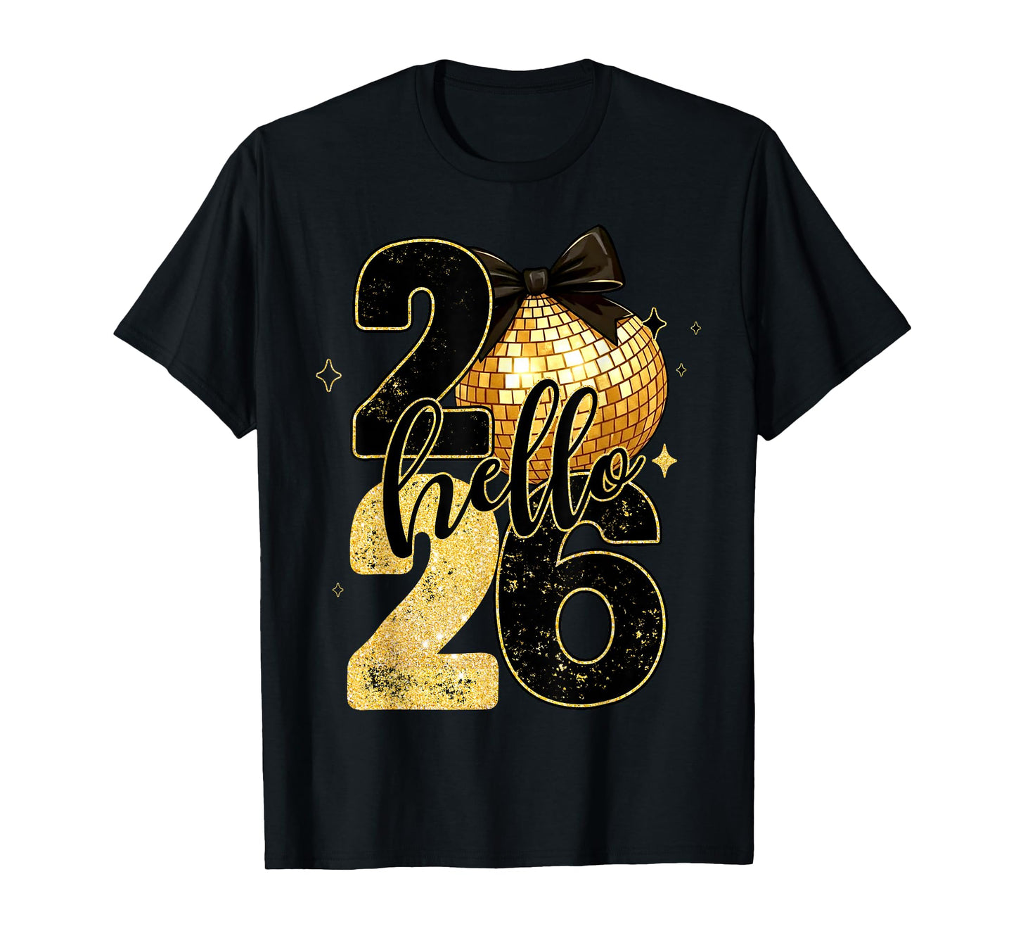 2026 New Years Eve for Womens Men Mom Kids Happy New Year T-Shirt