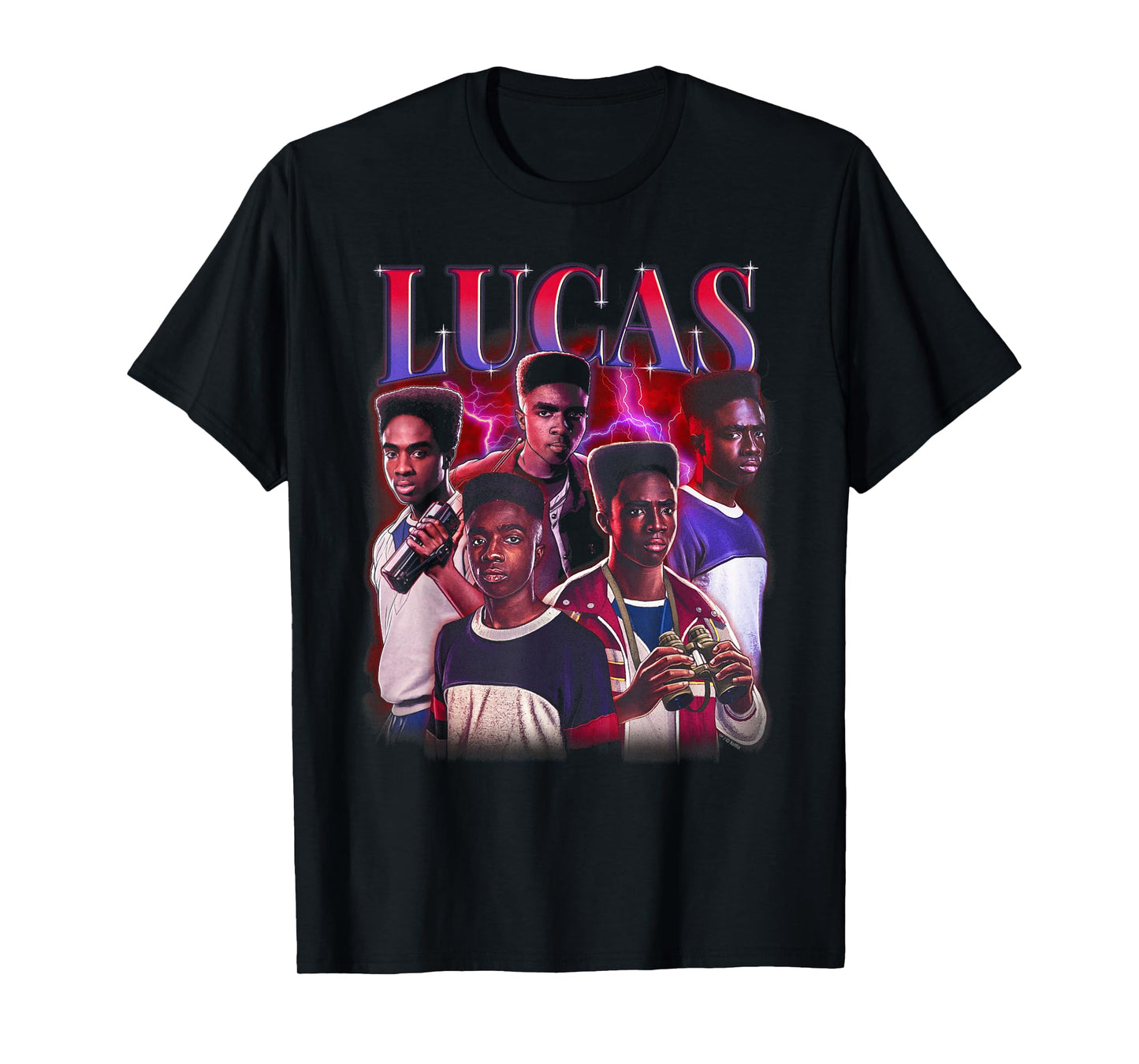 Stranger Things Lucas Heartthrob Officially Licensed T-Shirt