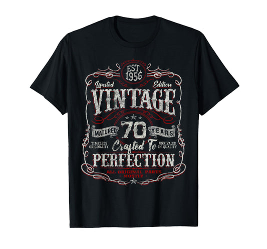 Vintage 1956 Limited Edition Shirt 70 Year Old 70th Birthday T-Shirt