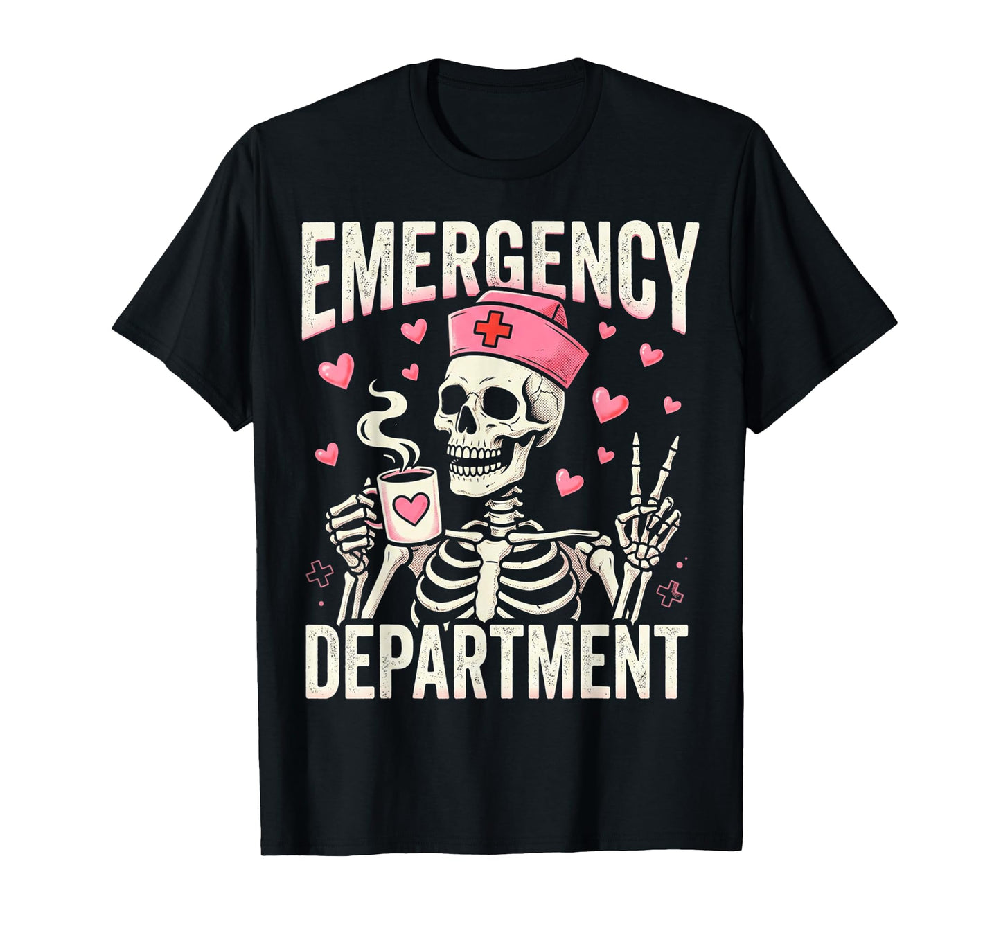 Cute Emergency Department Valentine ER Valentines Nurse T-Shirt