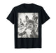 Funny AI French Bulldog Selfie with Santa Claus Christmas T-Shirt