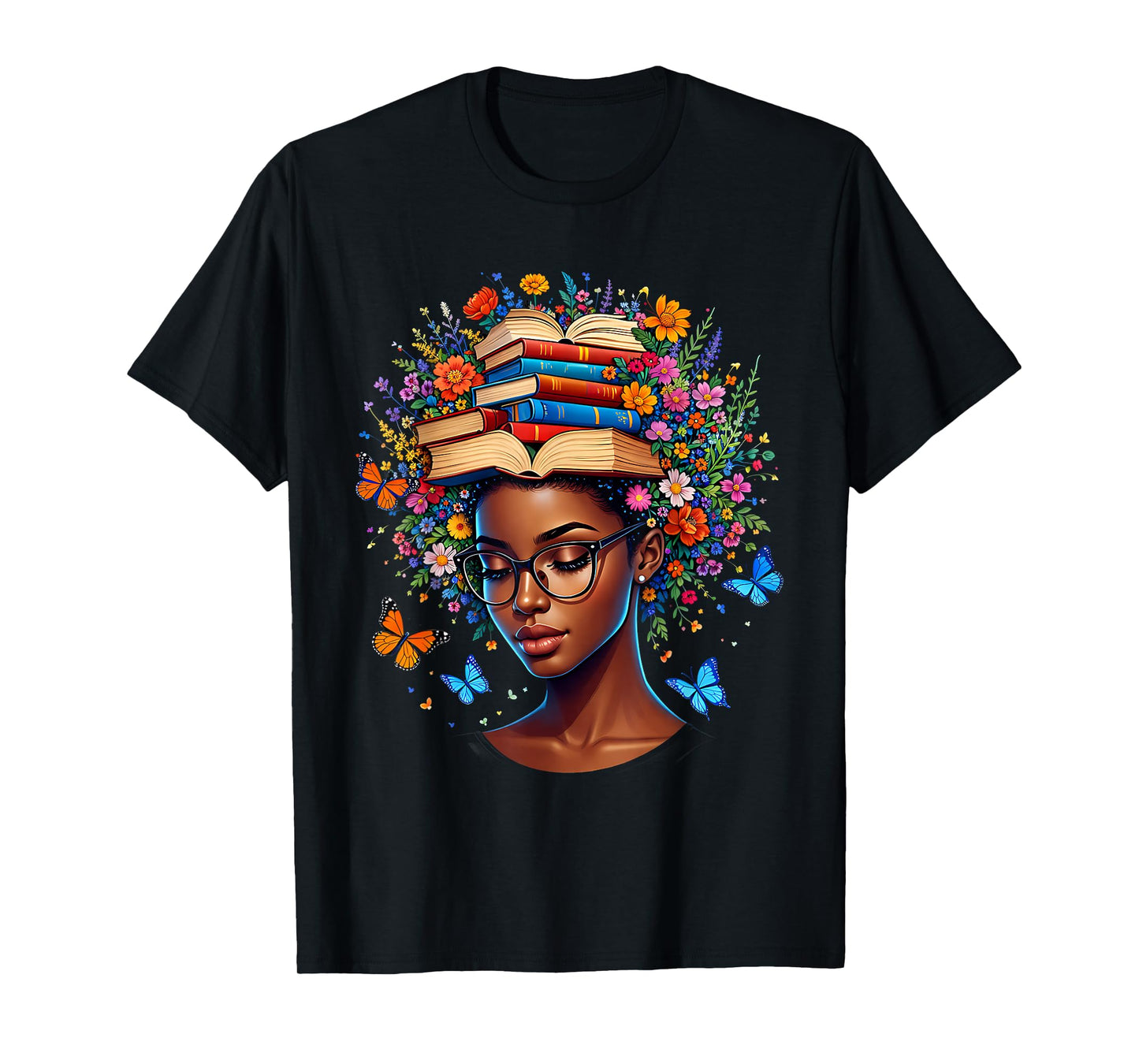 Black Month Honoring Past Inspiring Pride Melanin Book T-Shirt